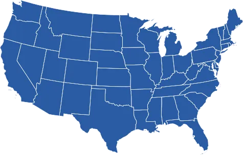 Illustration of USA map
