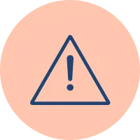 Illustration of warning sign