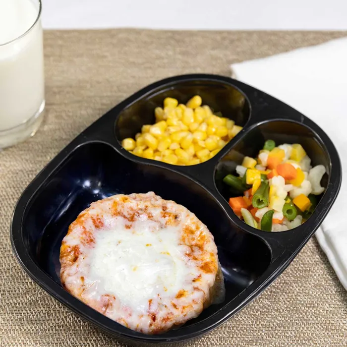 Pepperoni Pizza with Four Season Vegetables and Whole Kernel Corn