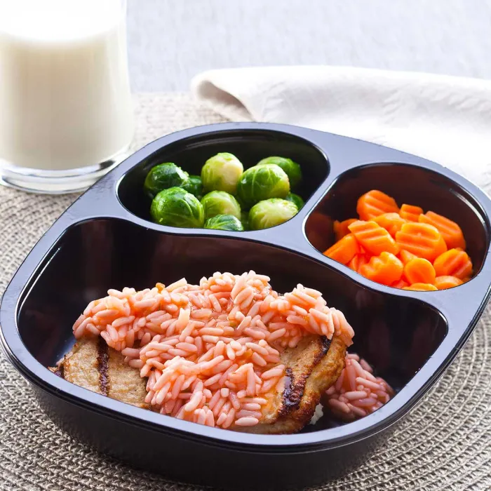 Apricot Chicken with Carrots & Brussels Sprouts