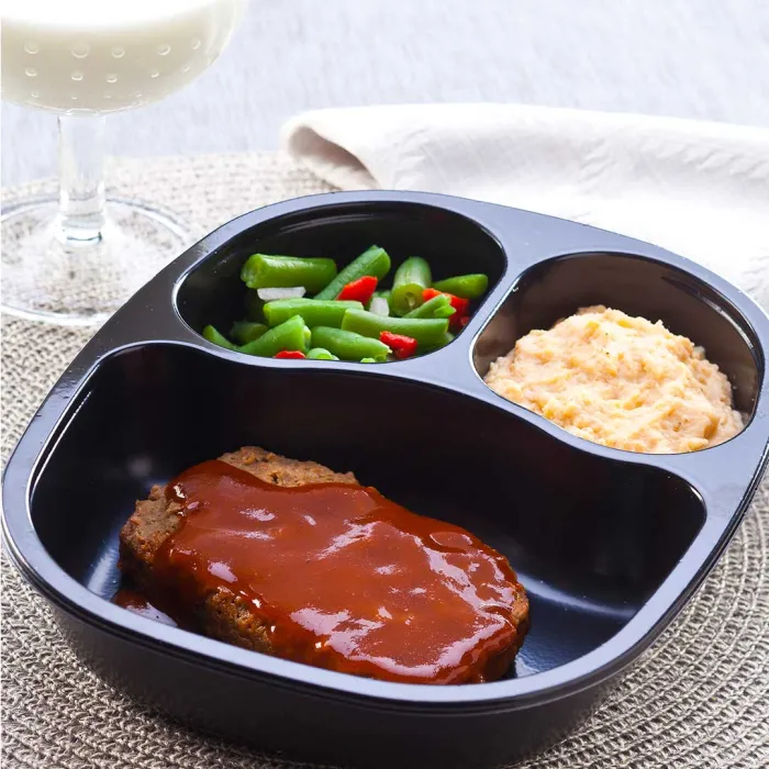 Chipotle Meatloaf with Red Skin Potatoes & Green Beans