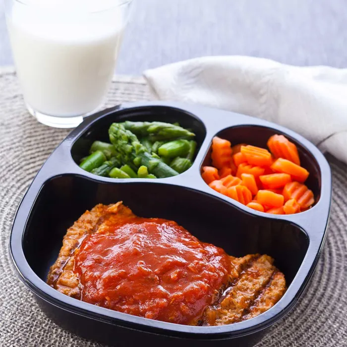 Pizzaiolia Pork with Asparagus & Carrots