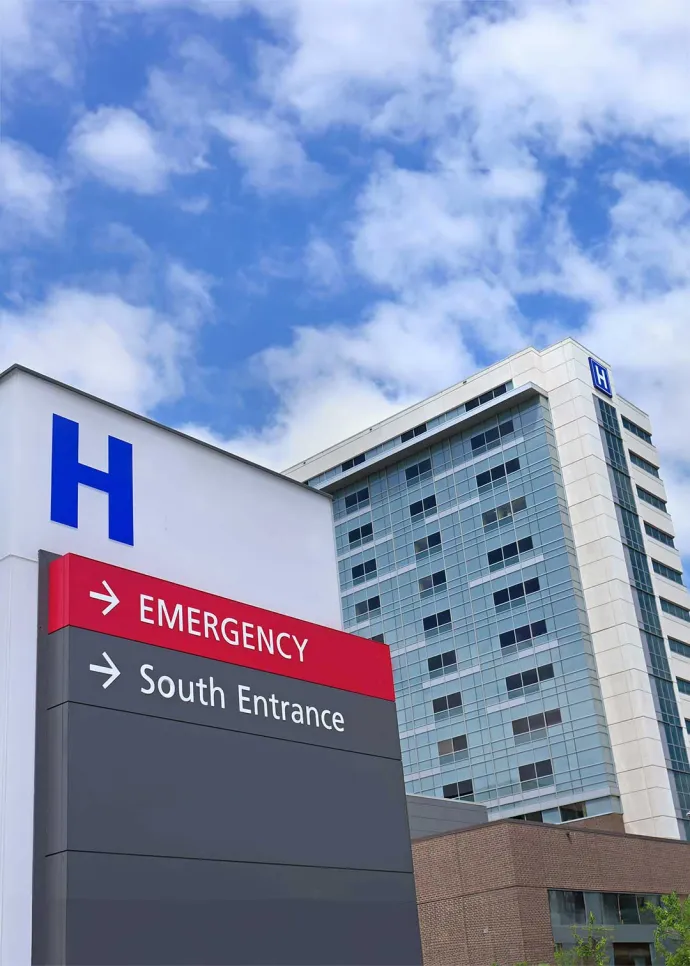 Exterior of hospital